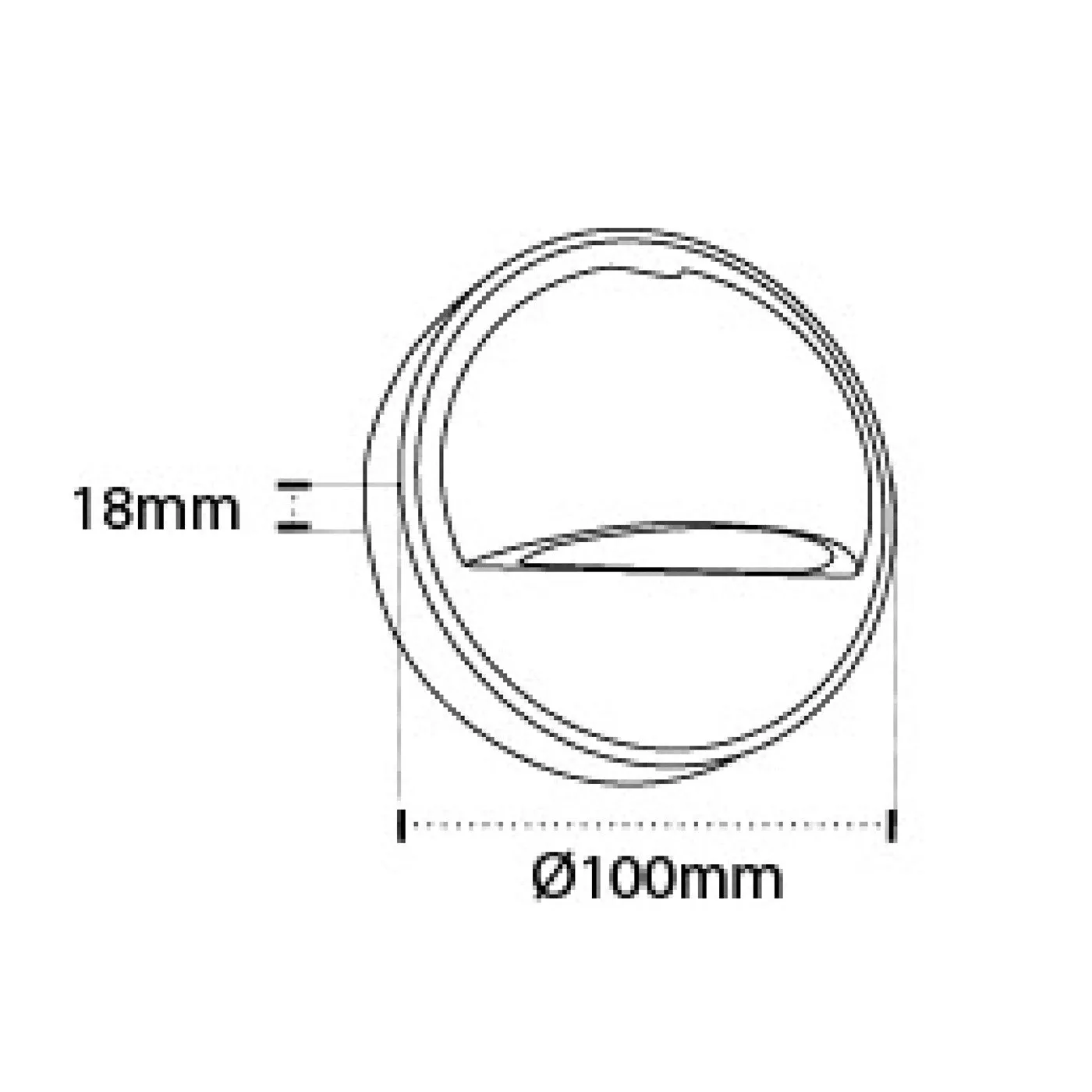 102911-3w 3w Foot Light