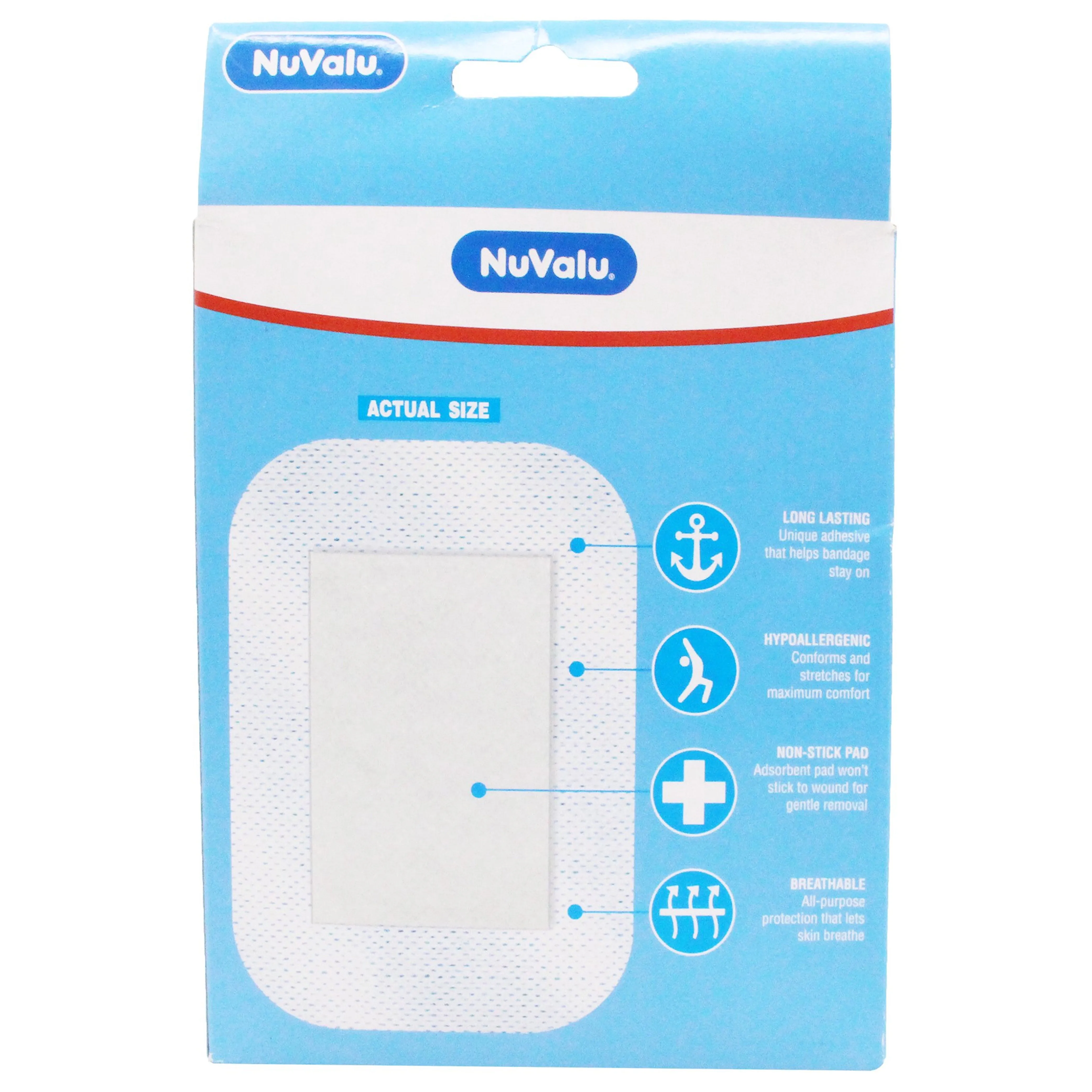 12 Large Adhesive Bandages Sterile Flexible 3"X4" Pads First Aid Wound Dressing