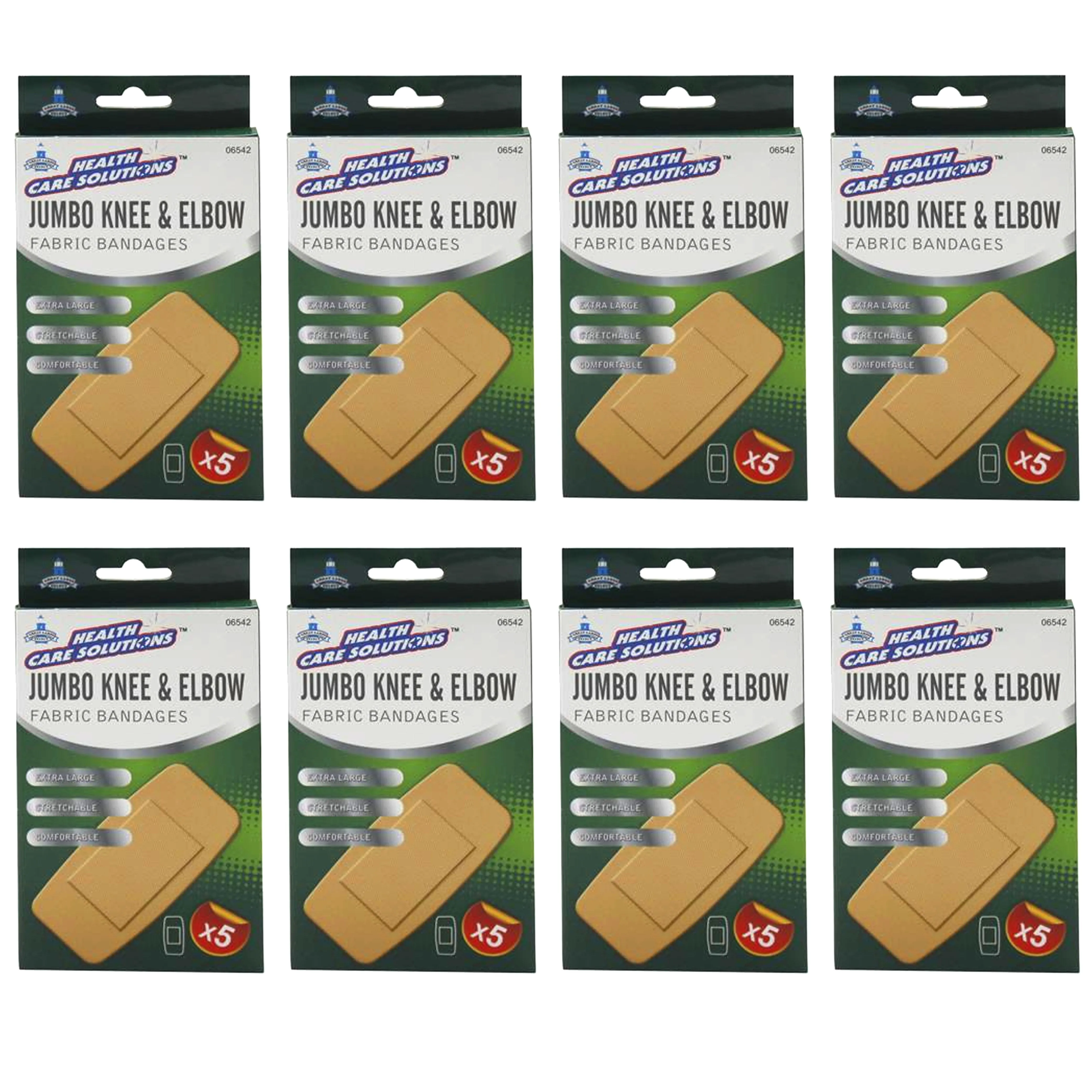 40 Pc 2" X 4" Fabric Adhesive Extra Large Flexible Bandages Wound Dressing Pads