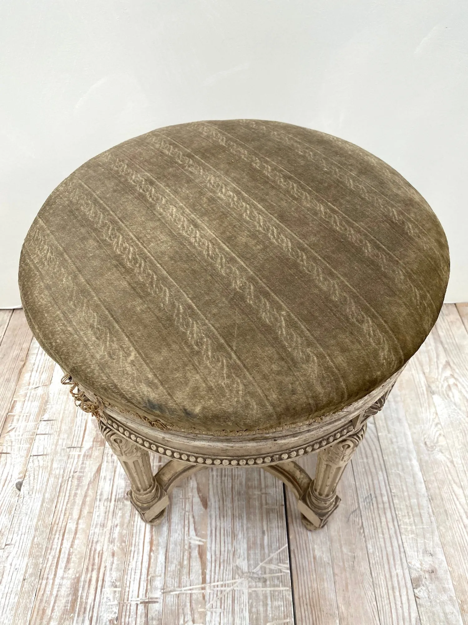 Antique French Louis XVI Boudoir Stool