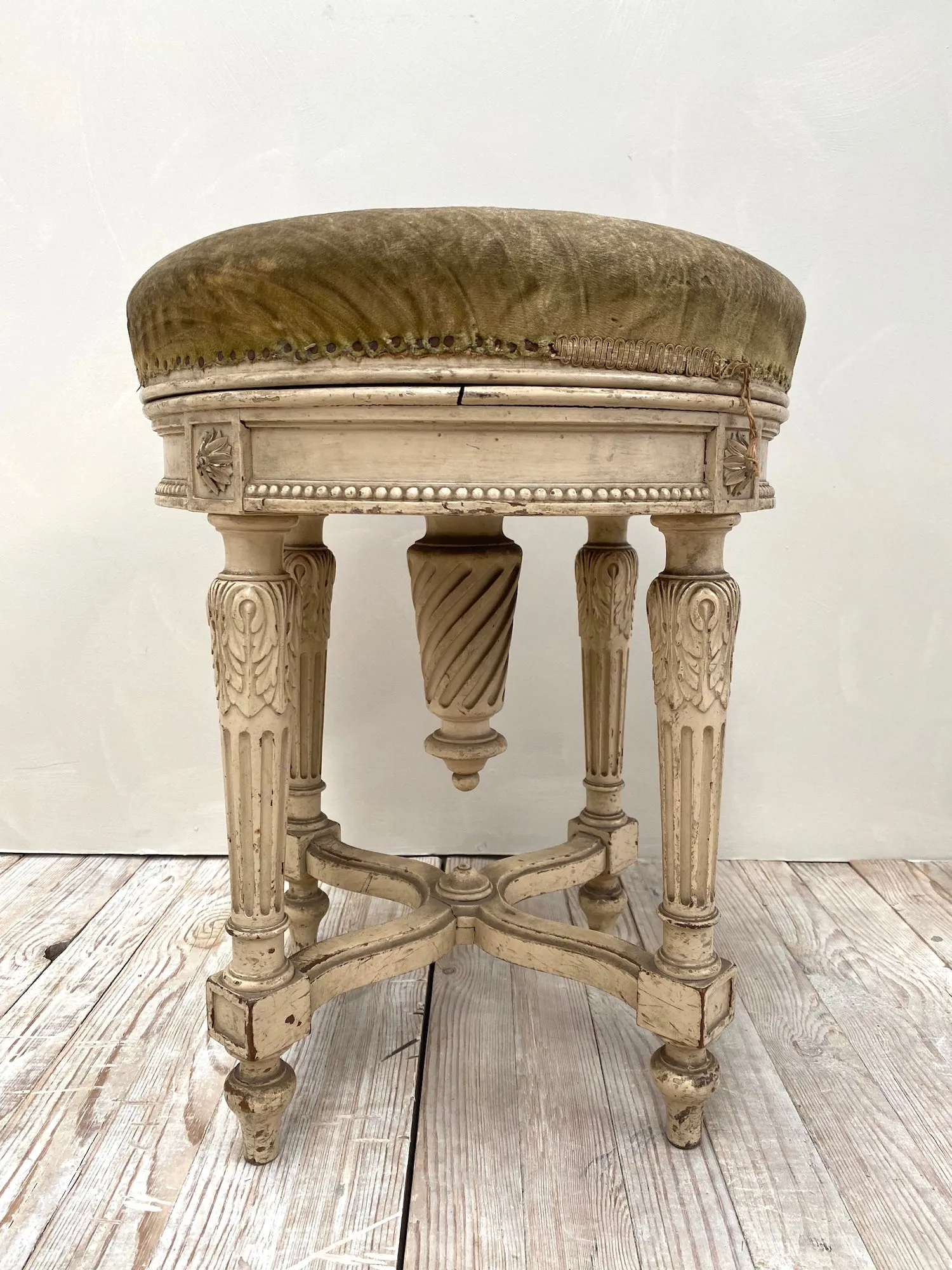 Antique French Louis XVI Boudoir Stool