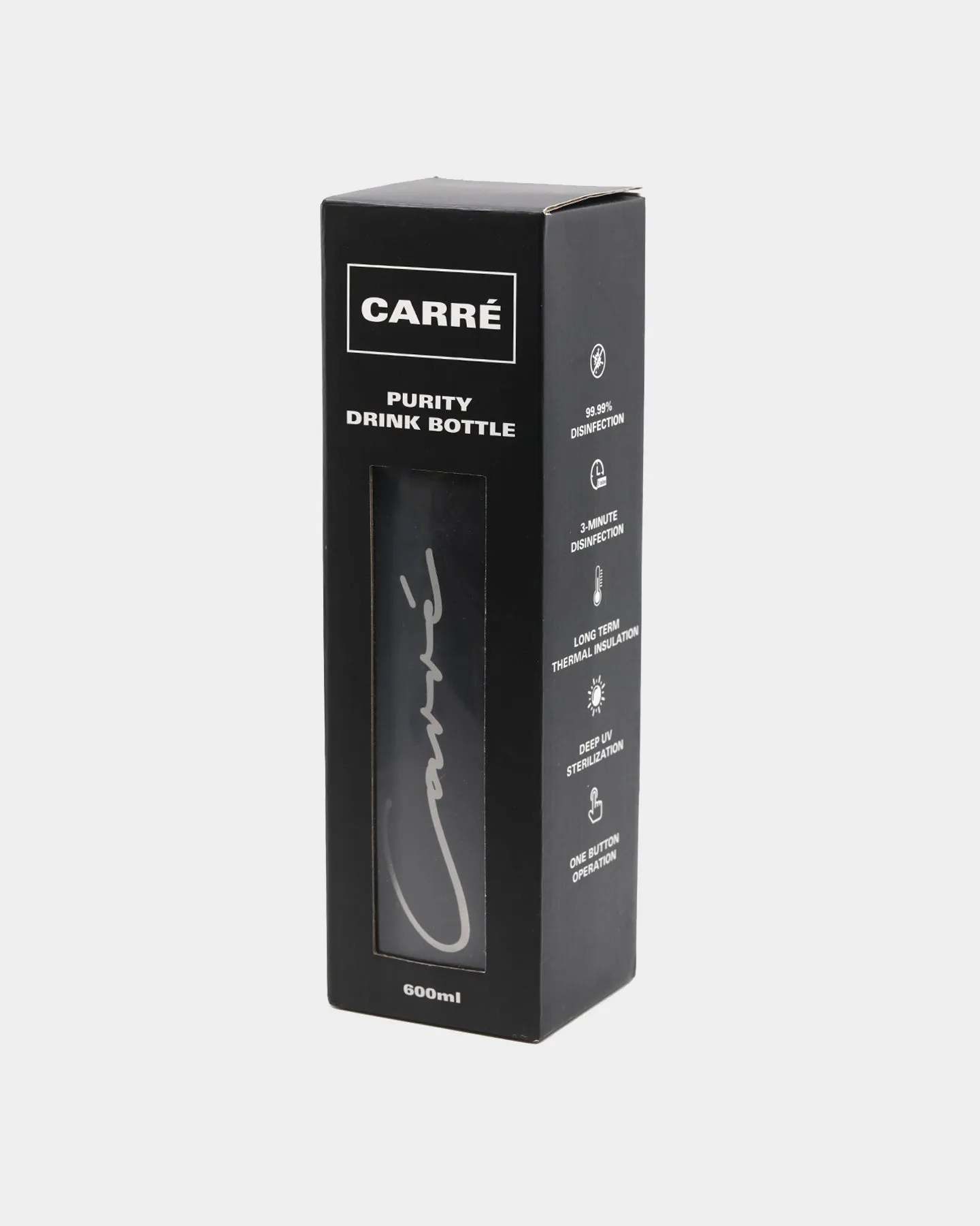 Carré Purity Drink Bottle Black