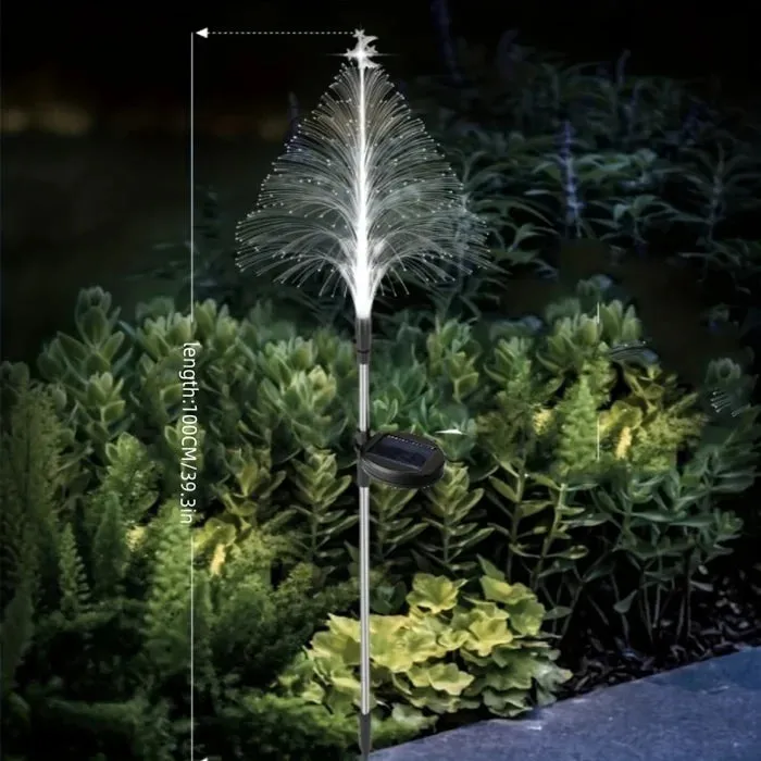 Christmas Gift7 Color Changing Solar Christmas Trees Lights