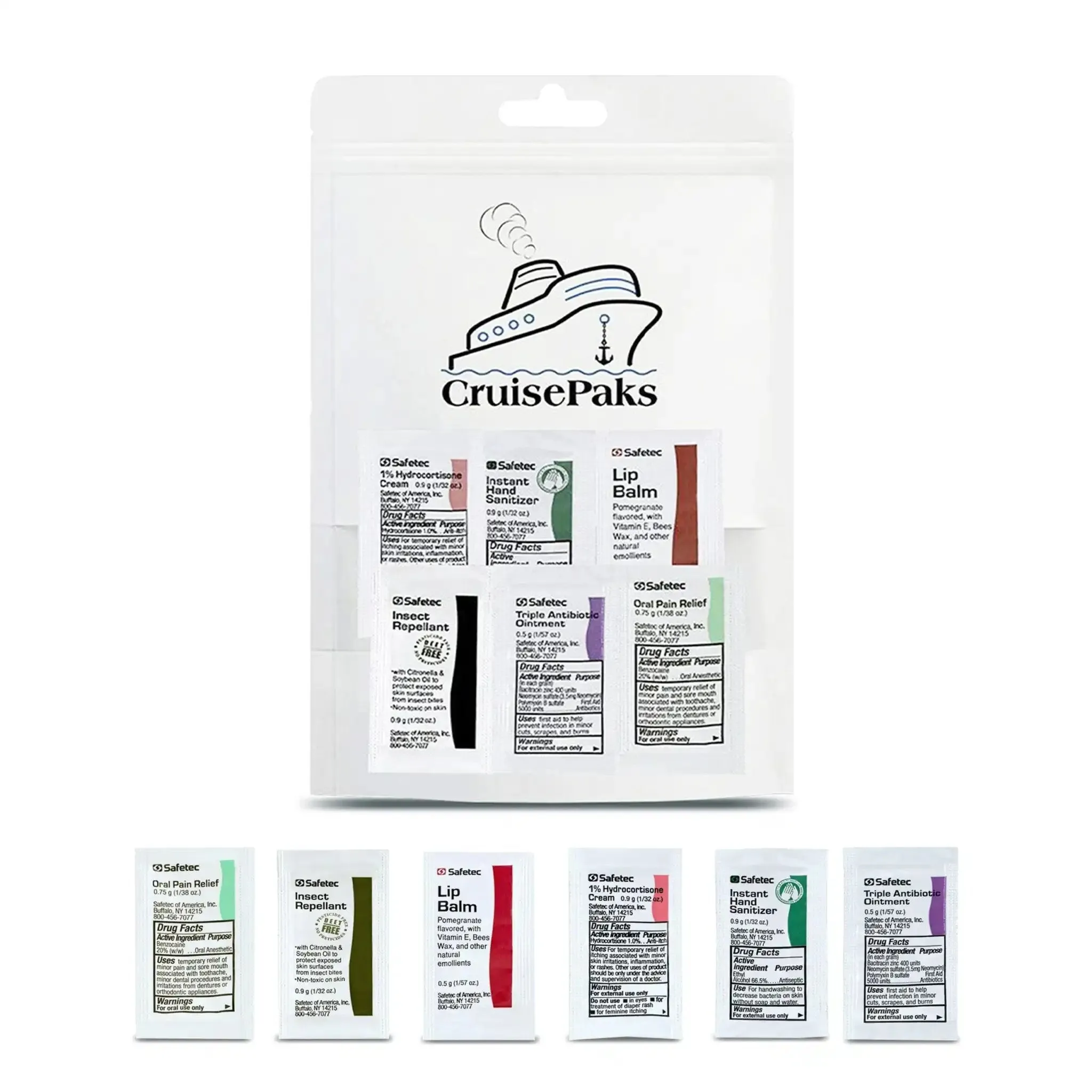 Cruise Essentials On-The-Go Refill Kit | Basic | Ointments