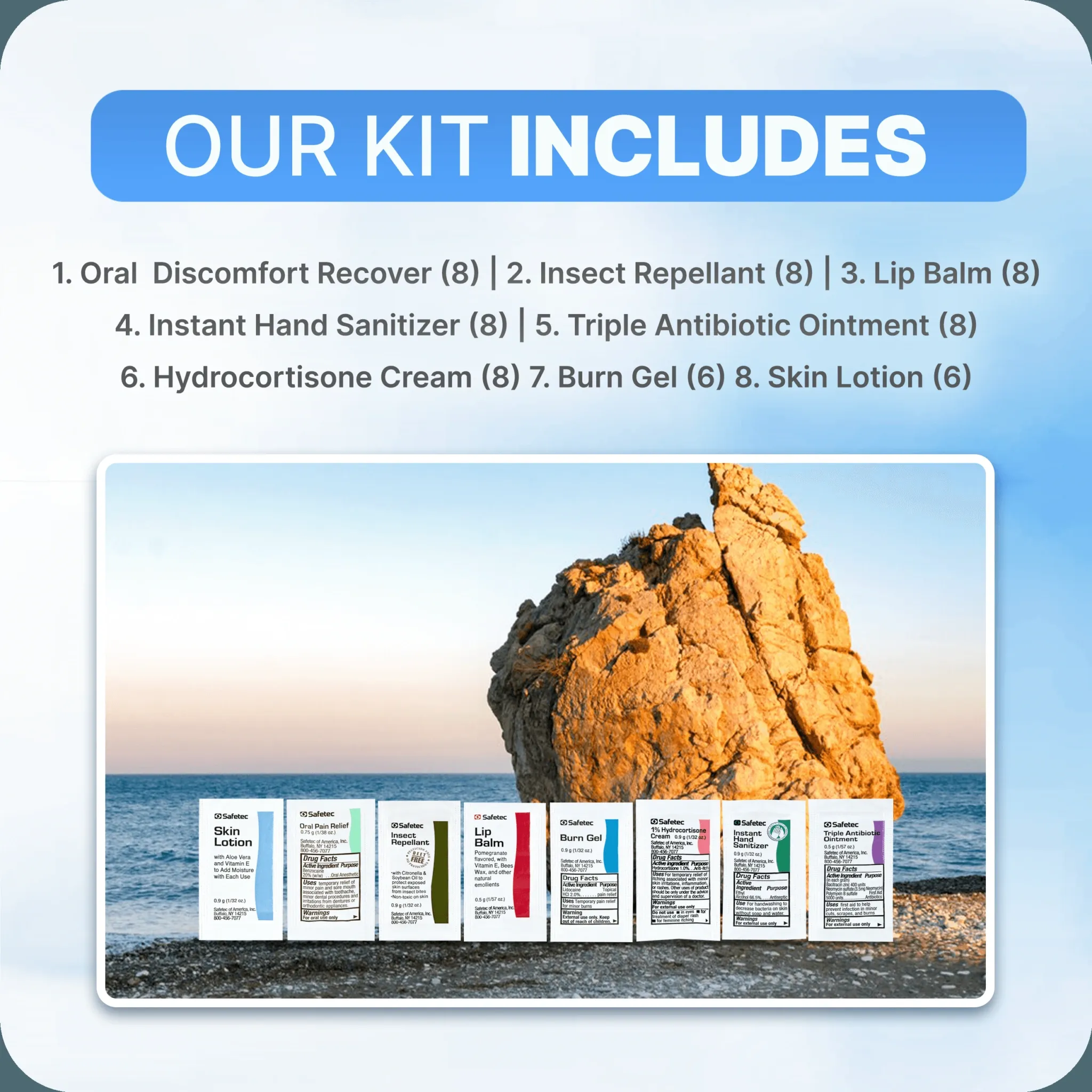 Cruise Essentials On-The-Go Refill Kit | Deluxe | Ointments
