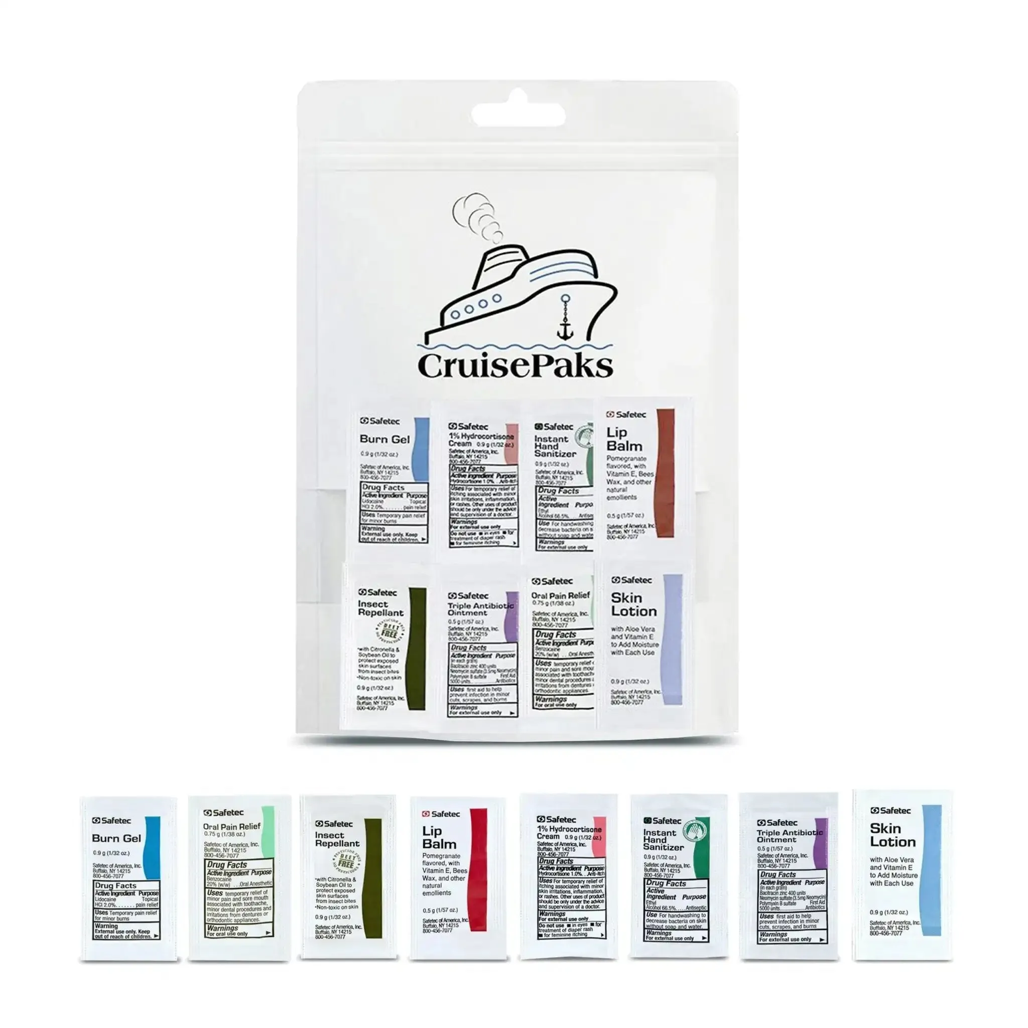 Cruise Essentials On-The-Go Refill Kit | Deluxe | Ointments