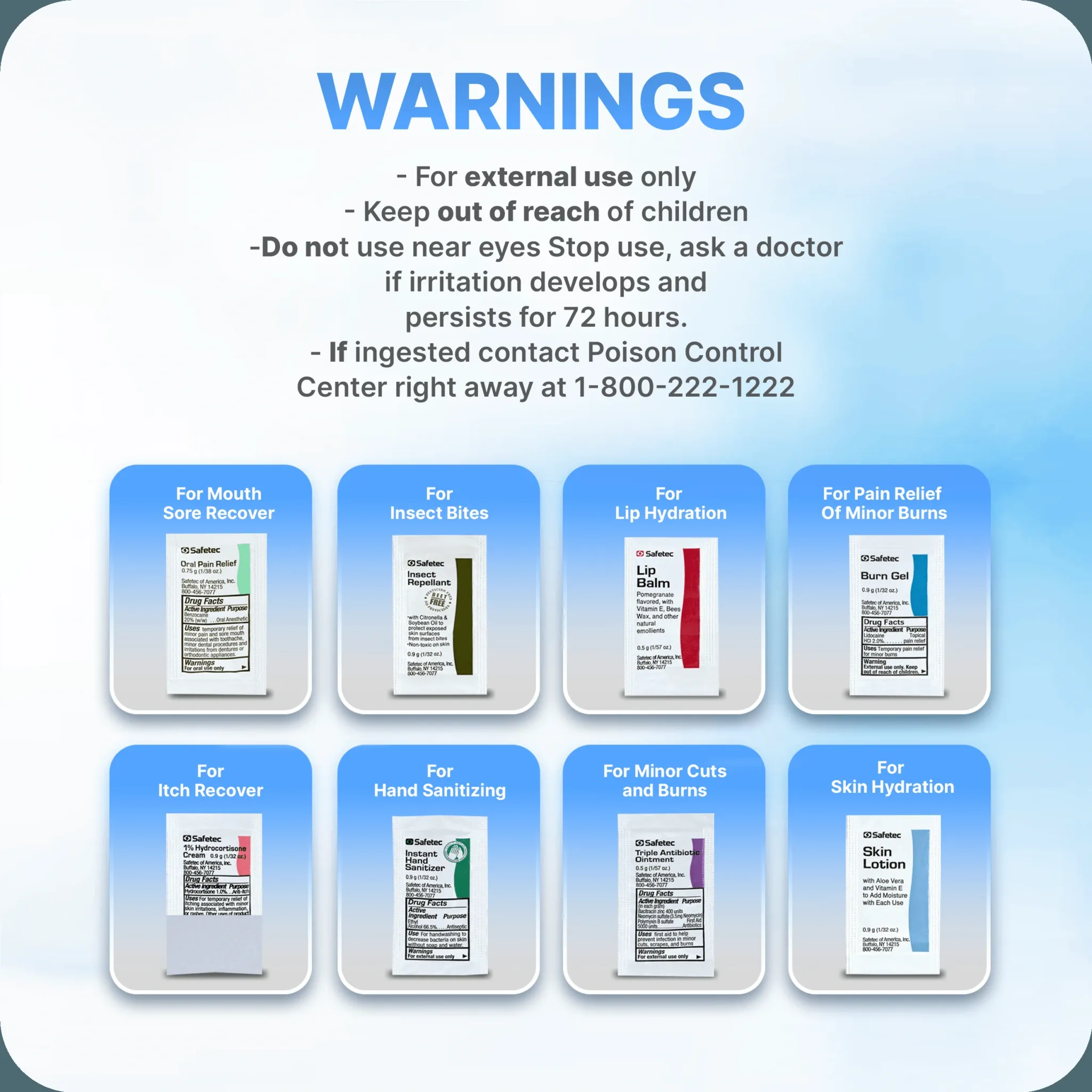 Cruise Essentials On-The-Go Refill Kit | Deluxe | Ointments