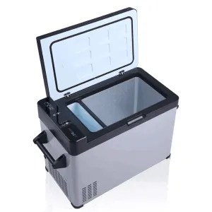 E-Macht Car Refrigerator 52 Quart 12V/24V DC Portable Refrigerator Freezer Electric Cooler -7.6℉ - 68℉ for RV