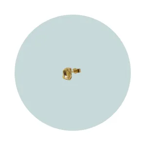 Flow Gold Stud Earring #6
