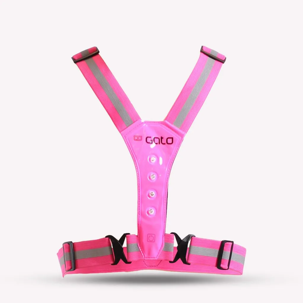 LED Safer Sport Vest USB (Multiple Colours)