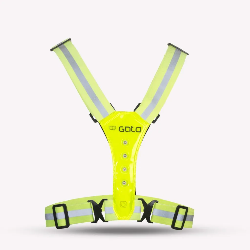 LED Safer Sport Vest USB (Multiple Colours)