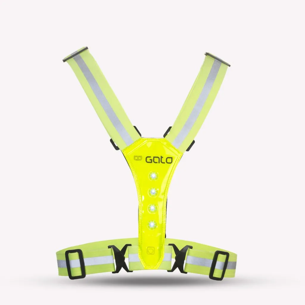 LED Safer Sport Vest USB (Multiple Colours)